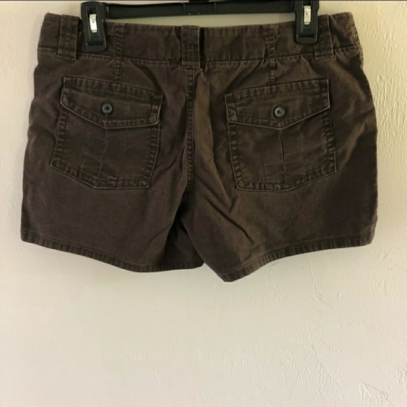 The Limited Drew Fit Brown Chino Shorts Women's 4 Flat Front Pockets Summer EUC - Picture 3 of 7